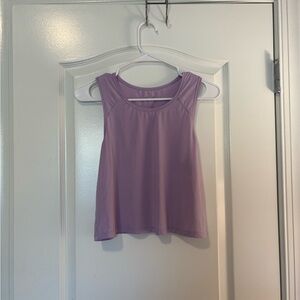 Lavender aerie cropped tank top